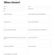 iPraktiken elev - Mina vänner